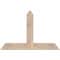 Ekena Millwork Portland Smooth Timber Gable Bracket, Douglas Fir, 48"W x 32"H x 1 1/2"D x 5 1/2"F, 16/12 Pitch GBW048X32X0206POR00SDF - alternate 1
